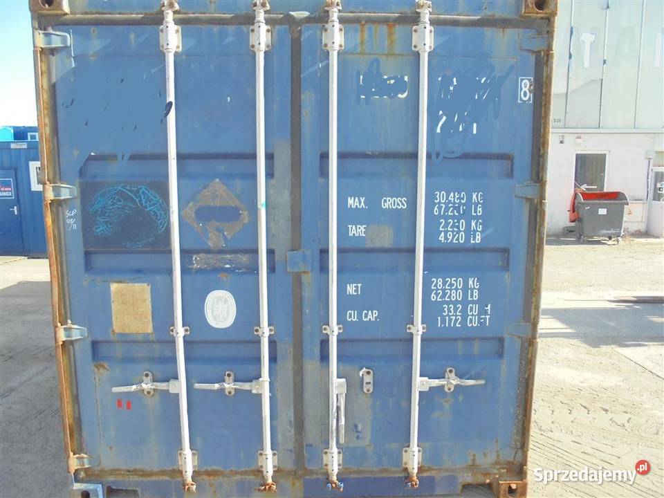 Kontenery morskie 20DV używane Magazynowanie