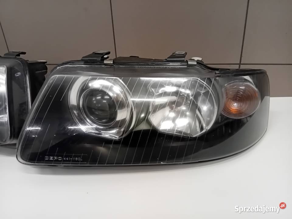 Lampy przednie DEPO Black AUDI A3 8L LIFT Lampy przednie Gołaszyce