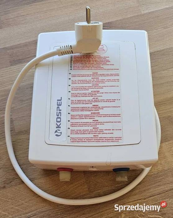 Przepływowy podgrzewacz wody Kospel 35 kW kujawsko-pomorskie Grudziądz