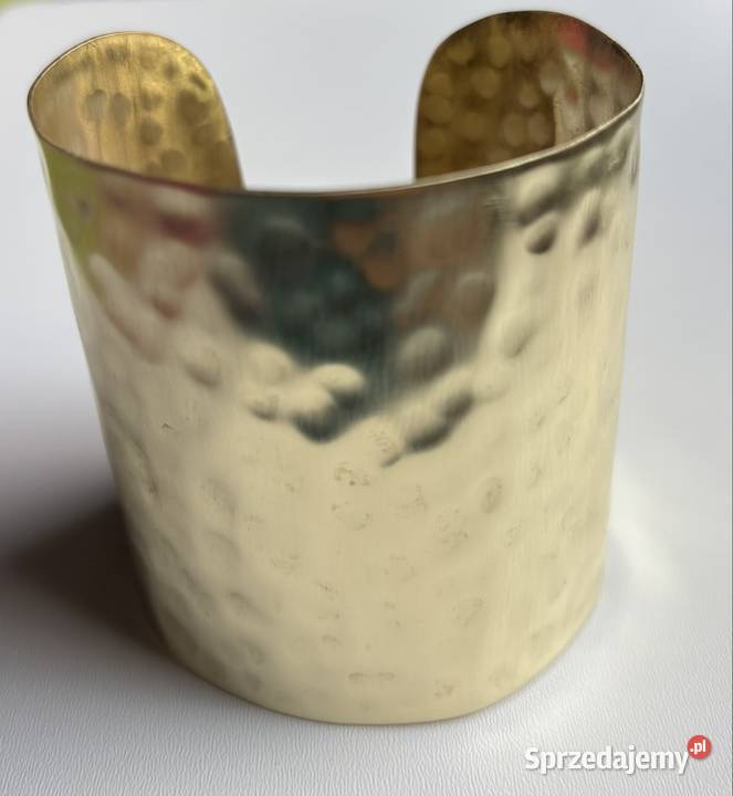 Szeroka młotkowana bransoletka kujawsko-pomorskie Bydgoszcz sprzedam