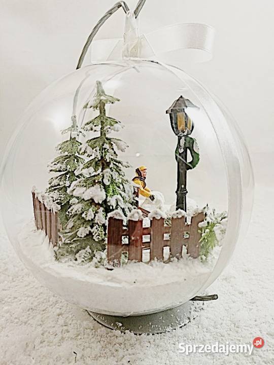 Bombka 3d zimowy krajobraz śr15 dekoracja dolnośląskie