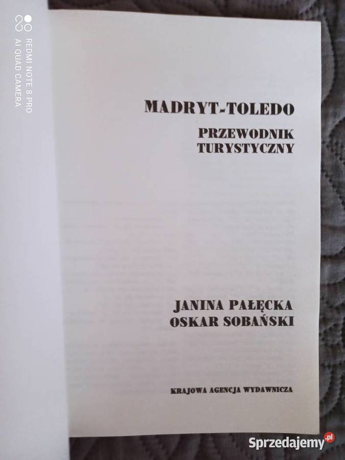 MADRYTTOLEDO PRZEWODNIK JPałęcka OSobański Warszawa