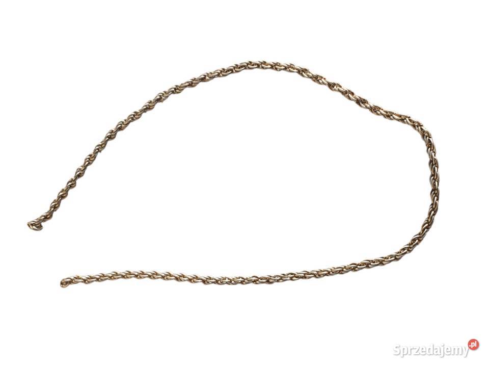 Stary ozdobny łańcuszek naszyjnik vintage lata śląskie Cieszyn