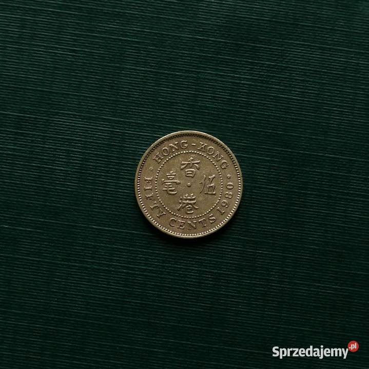 HONGKONG 50 centów 1961r śląskie Gliwice