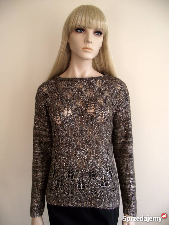 Piękny ażurowy sweter sweterek Rocha John Rocha Kraków