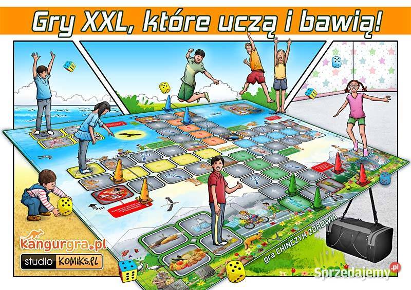 GRA XXL DZIECI ZDROWIA edukacyjna gra Katowice sprzedam