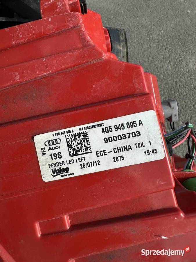 Lampy Tył komplet A6 C7 Sedan Europa Leszno