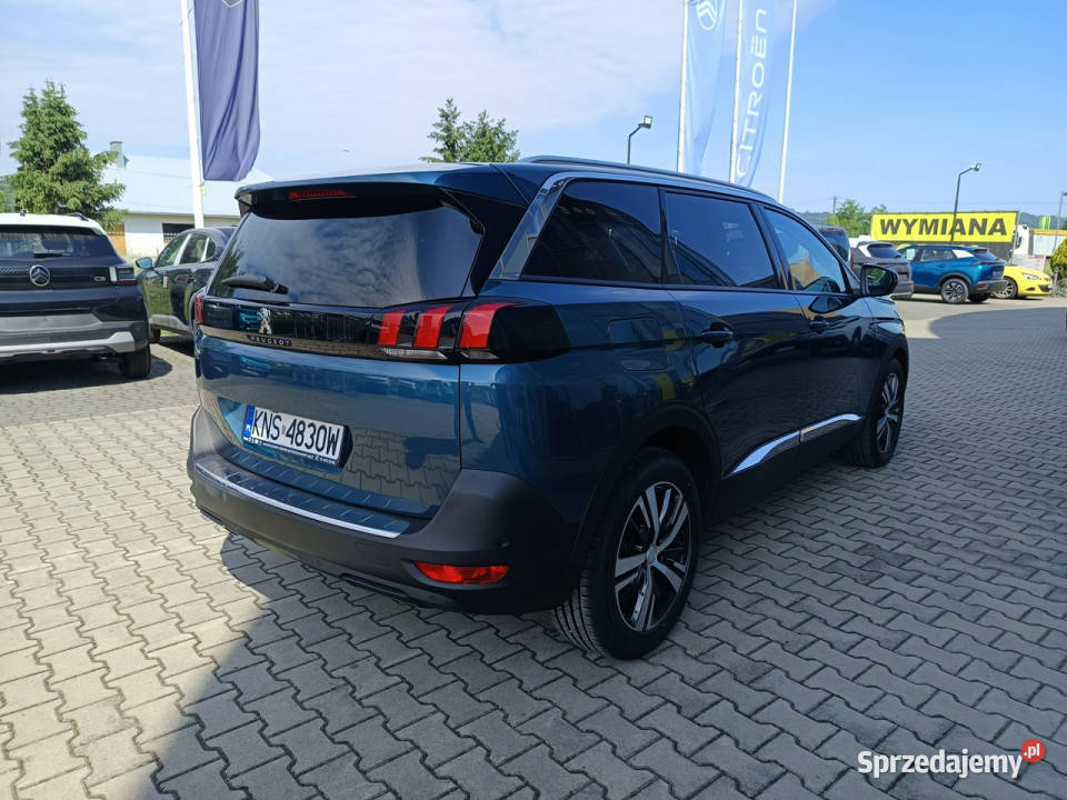 Peugeot 5008 12 130 bogate wyposażenie II 2017 kamera cofania Nowy Sącz