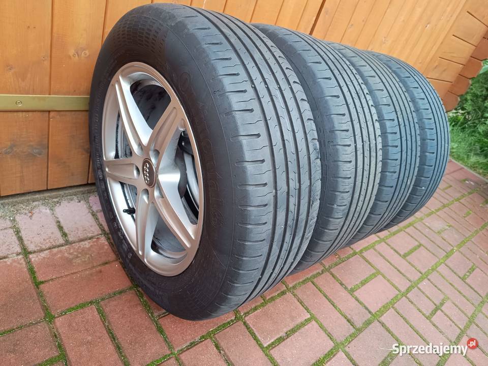 Sprzedam koła alufelgi z letnimi oponami Audi Radzymin