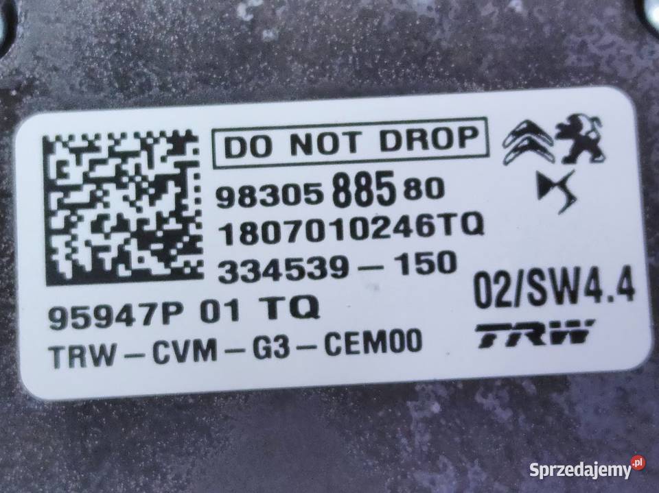 Kamera Przód Szyby Czołowej Citroen DS7 1722 Pleszew