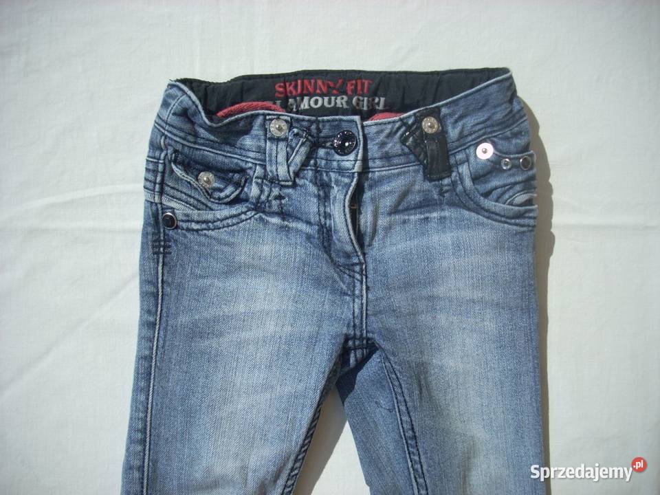 Next Spodnie dziewczynki Jeansy 104 Skinny dziewczynka