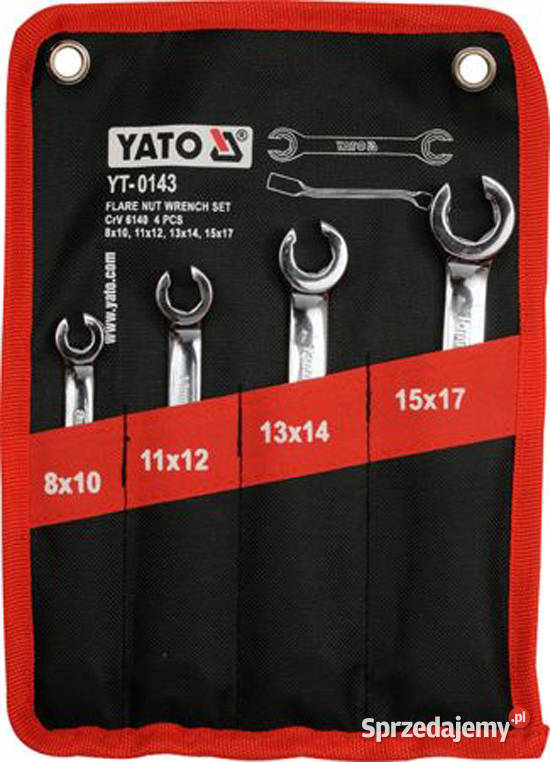 Yato zestaw kluczy oczkowych półotwartych 4 Kraków sprzedam