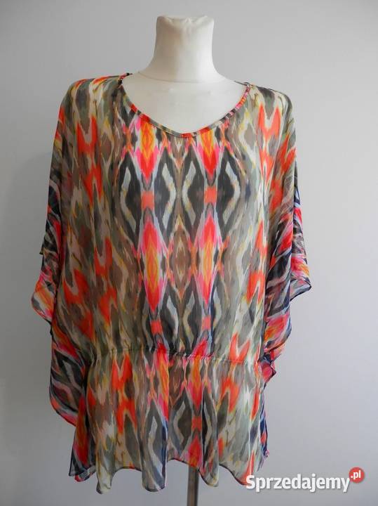 Tunika Plażowa Pareo Narzutka Kimono Zwiewna Łomża