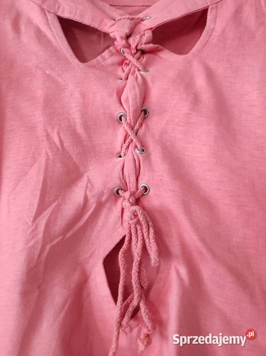 bluzka koszulka tshirt crop top ozdobnym Kielce