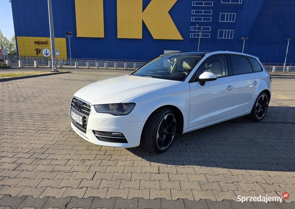 Audi A3 8V Sportback 2014 20 TDI 150 Biała perła Pabianice