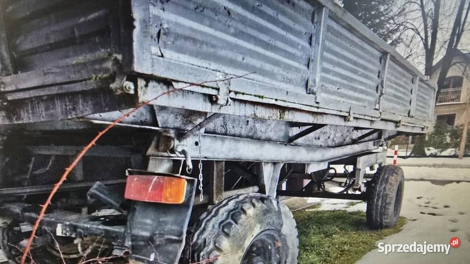 Przyczepa wywrotka d47 Autosan zarejestrowana Lesko