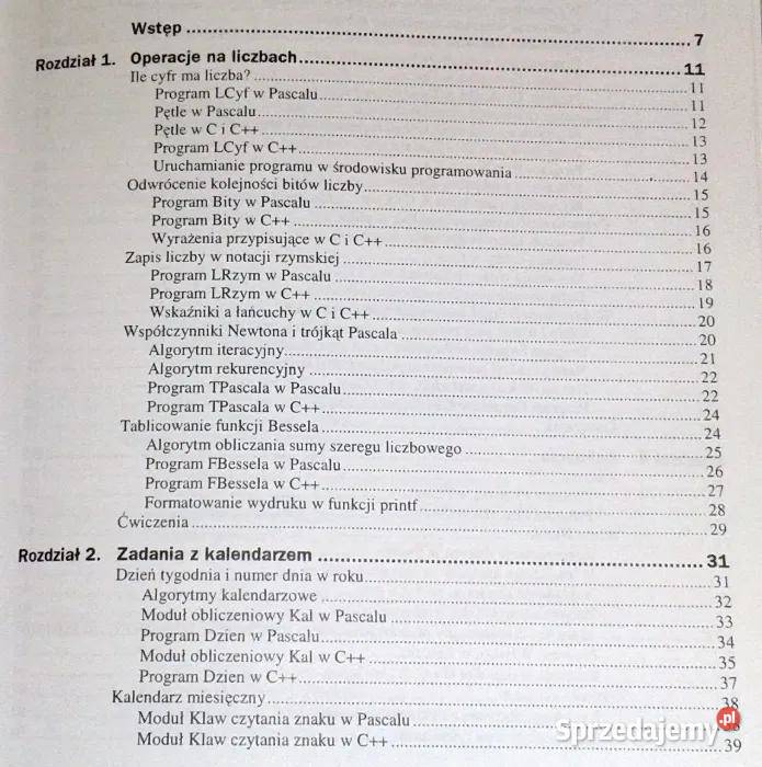 Turbo Pascal i Borland C Przykłady Kazimierz