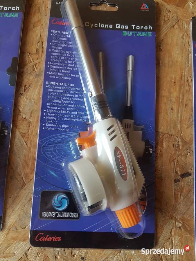 PALNIK GAZOWY KARTUSZ LUTLAMPA do pieca i grilla Grillowanie Głogowa