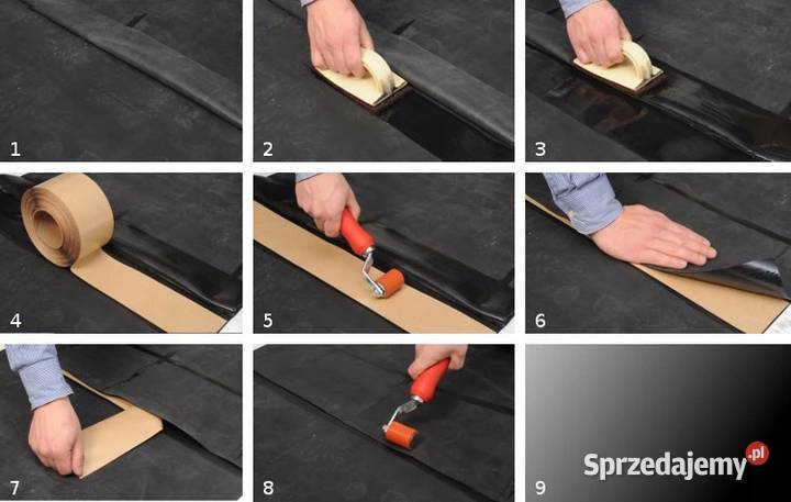 Folia EPDM izolacja geomembrana z USA AJJ 122m x Gdańsk