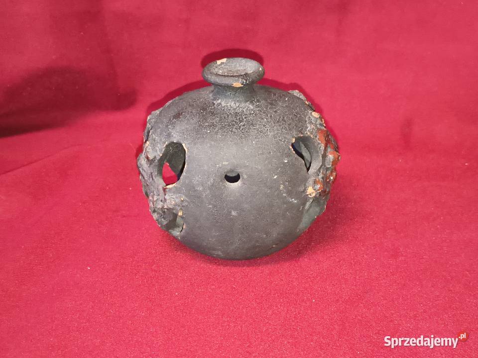 Ceramiczny świecznik lampion ceramika Rękodzieło Chorzew