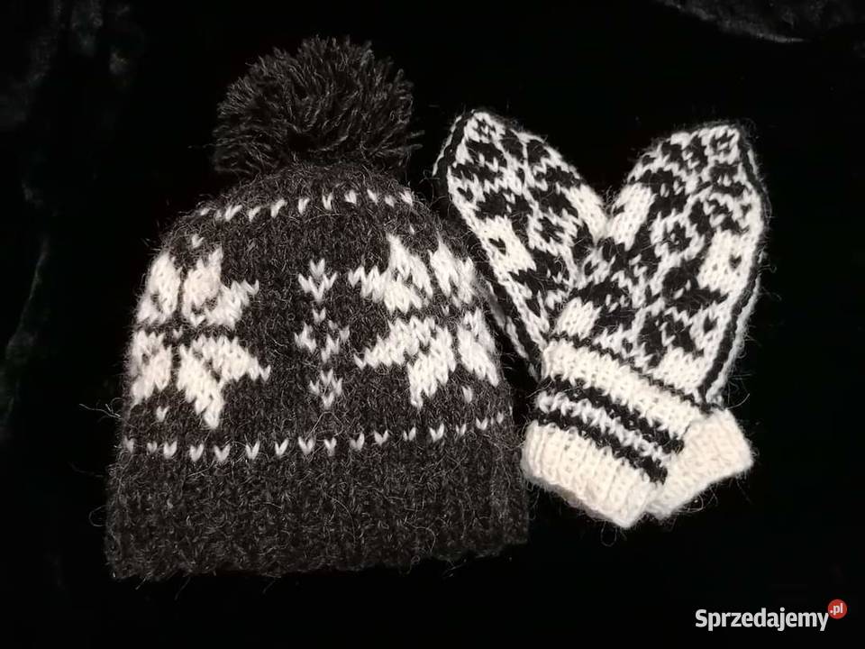 Swetry skarpety czapki rękawiczki wełniane Nowy Targ