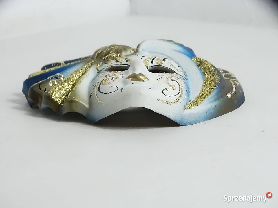 Wenecka maska ceramiczna ścienna ozdobna Hand Biłgoraj