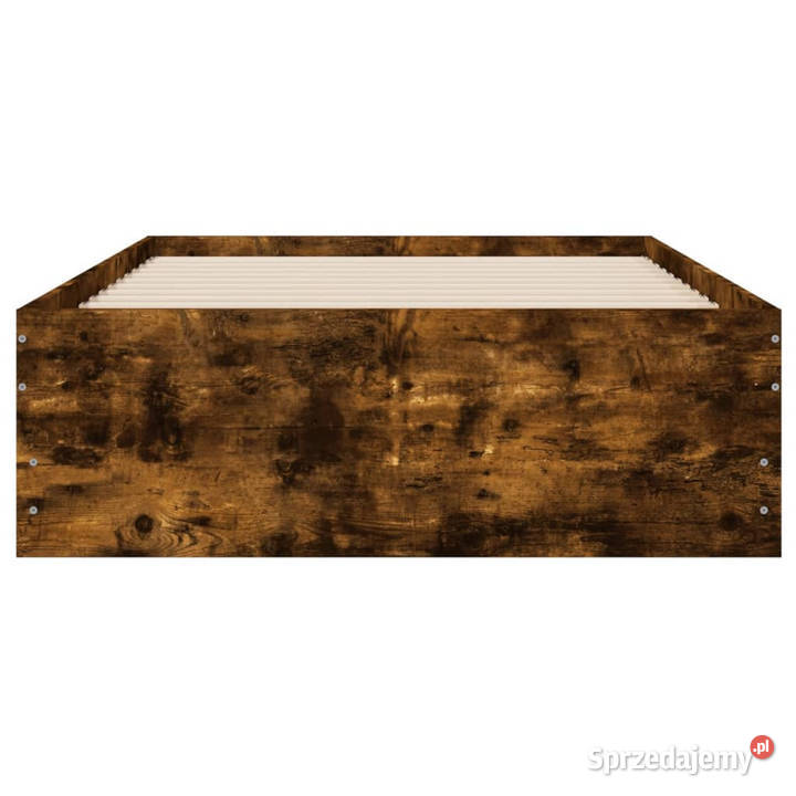 Rama łóżka z szufladami przydymiony dąb 90x190 Łóżka