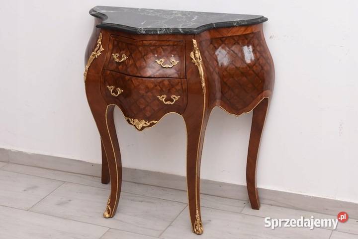 Komoda Intarsjowana 2 Szuflady Drewniana Szafka małopolskie Kraków