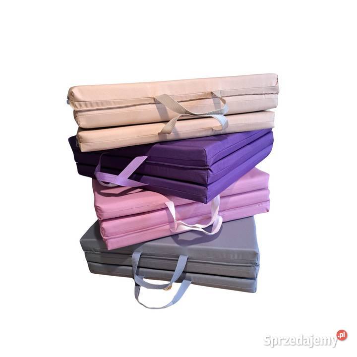 materac gimnastyczny Małpiszon 180x60x5 beżowy beżowy Poduszki i materace Kraków