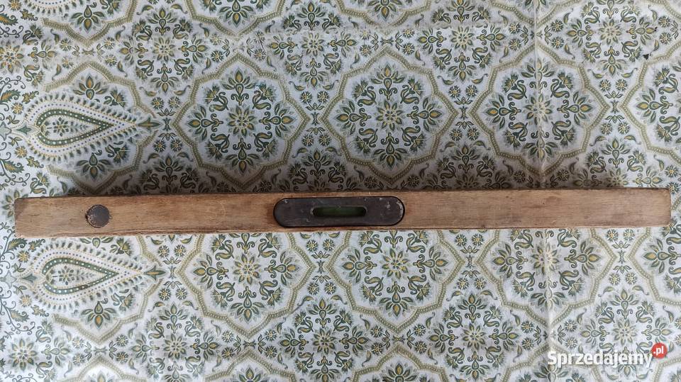 Stara drewniana poziomica ok 6070letnia długość Wieluń sprzedam