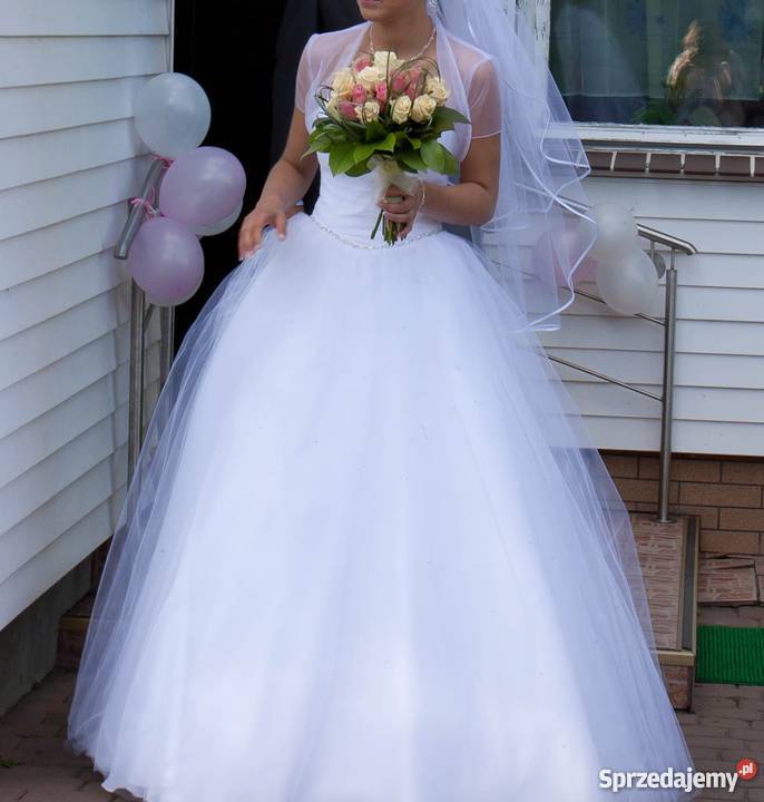 Suknia ślubna biały Moda i Styl Wejherowo