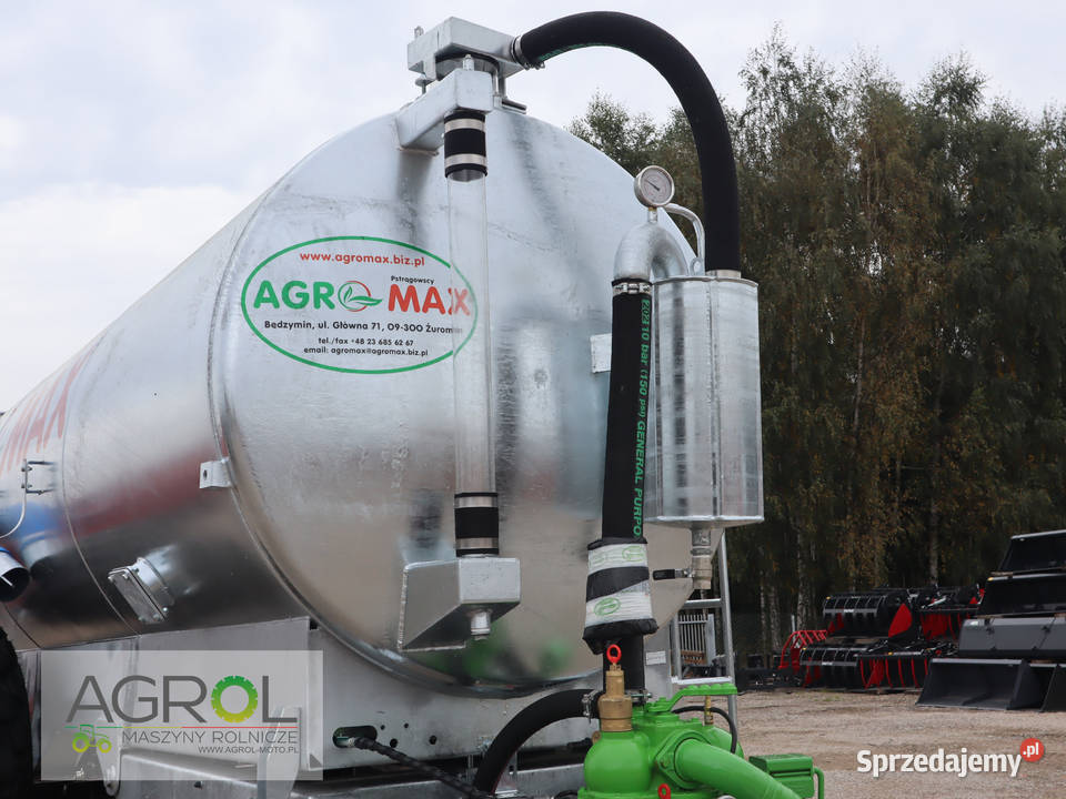 Wóz asenizacyjny Beczkowóz Beczka Agro 10 000 L Mława