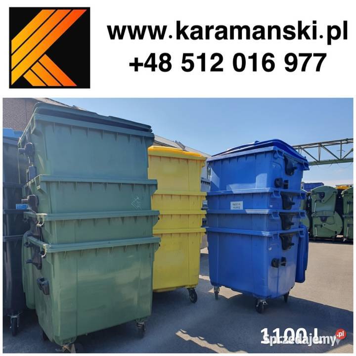 240 L używane pojemniki na odpady 120 L 140 L Koszalin