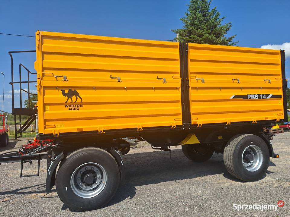 Przyczepa ciężarowa rolnicza Wielton PRS2 W14 nieuszkodzony świętokrzyskie Lipnik