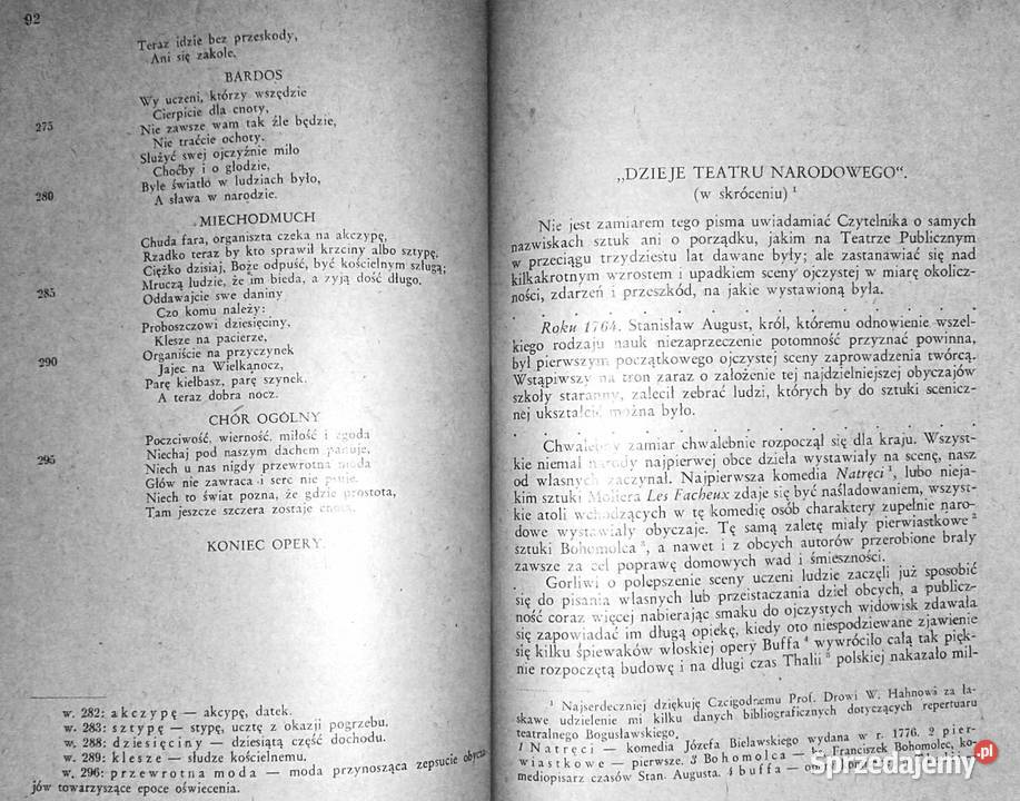 Krakowiacy i górale Dzieje teatru narodowego