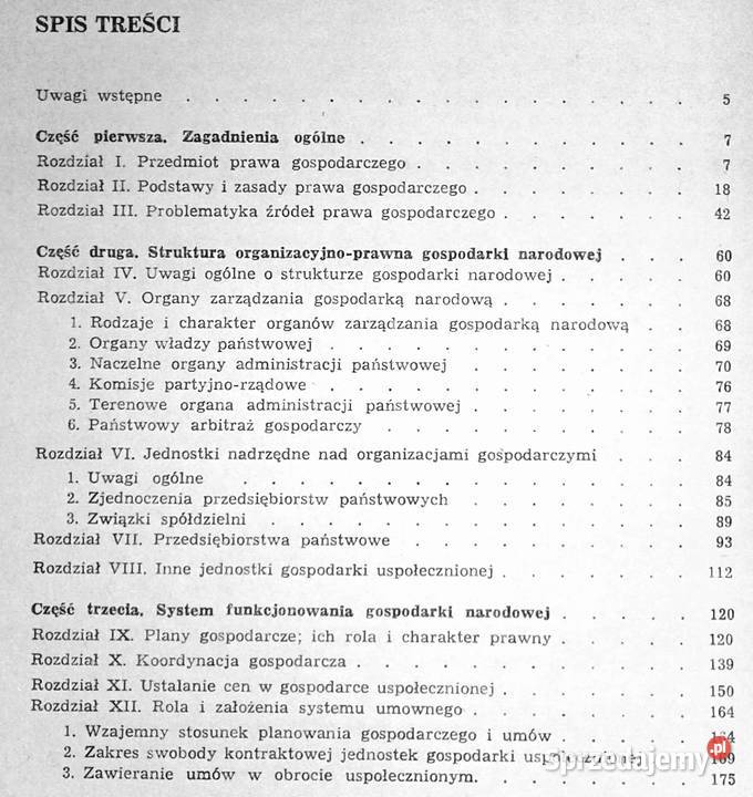 Zarys prawa gospodarczego Marek Madey Andrzej Rok wydania 1980 Chełm sprzedam