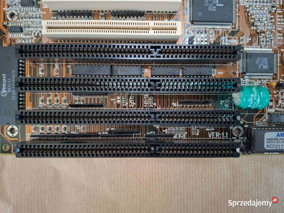 Retro Zestaw 486Płyta główna PC Chips M912 Intel sprzedam