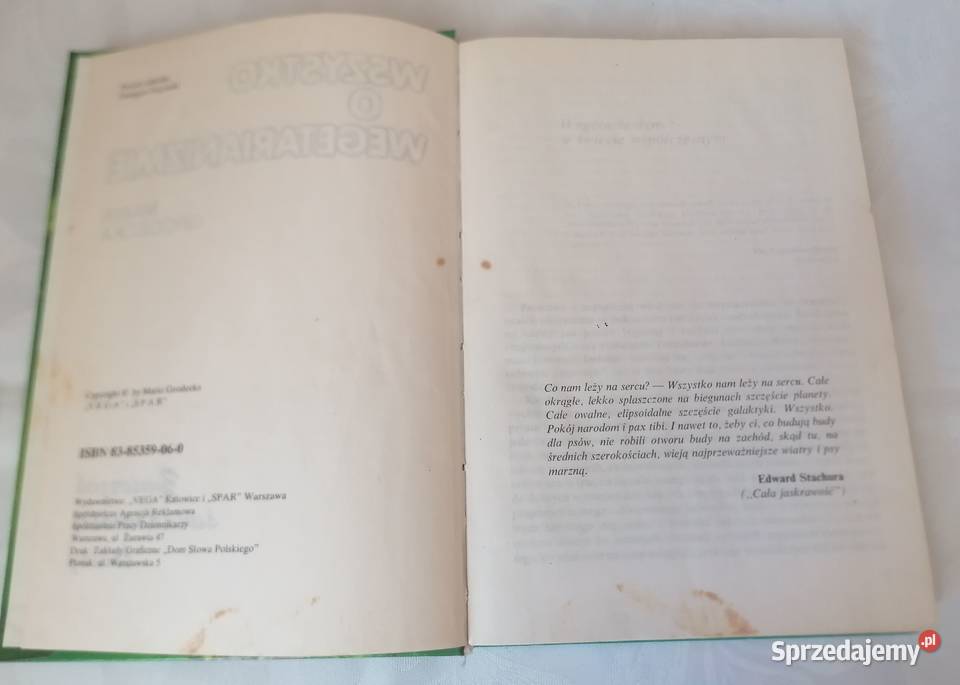 Wegetarianizm zmierzch świadomości łowcy kuchnia, potrawy Łódź