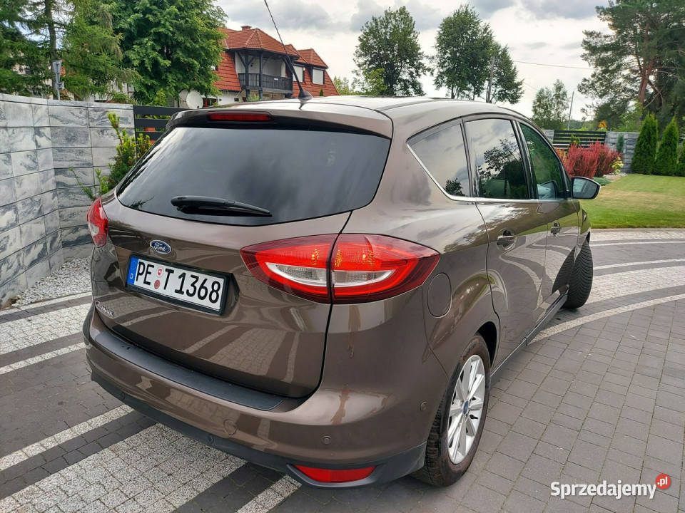 Ford C 15 tdci navi pdc led lift import francja brązowy C-MAX Drelów