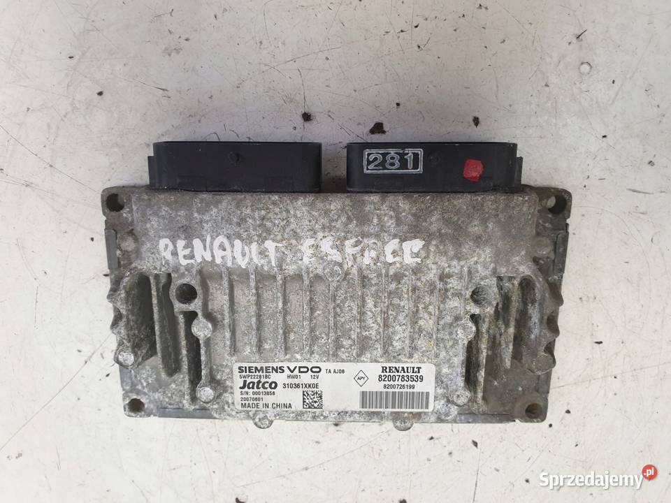 Renault Espace IV 20 DCi STEROWNIK SKRZYNI Rudka