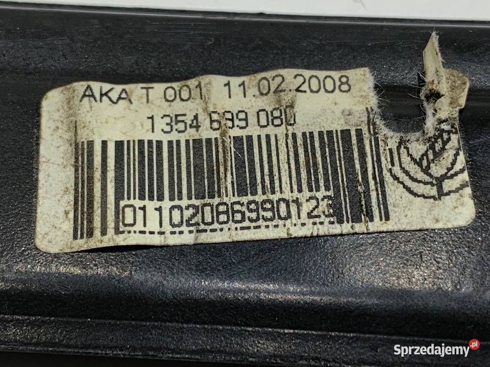 PODNOŚNIK SZYBY PRAWY PRZÓD FIAT FIORINO III Mechanizmy opuszczania szyb