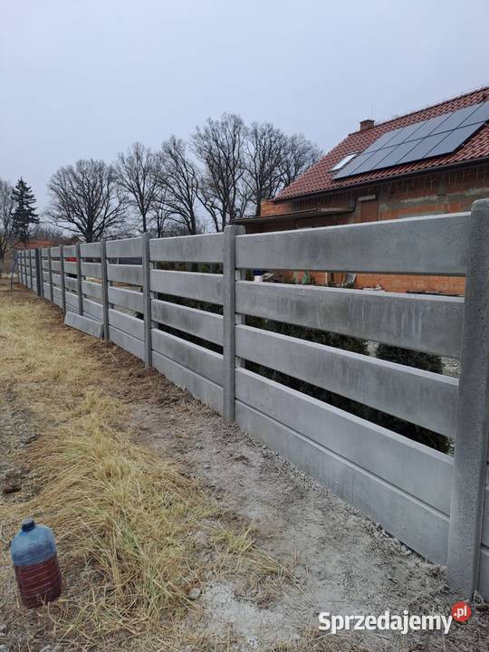 Ogrodzenia betonowe Nowoczene wzory Byków