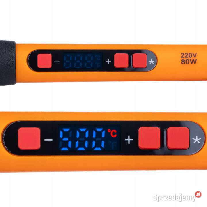 Lutownica Precyzyjna 80W z LCD 180500C 11w1 małopolskie Ludźmierz