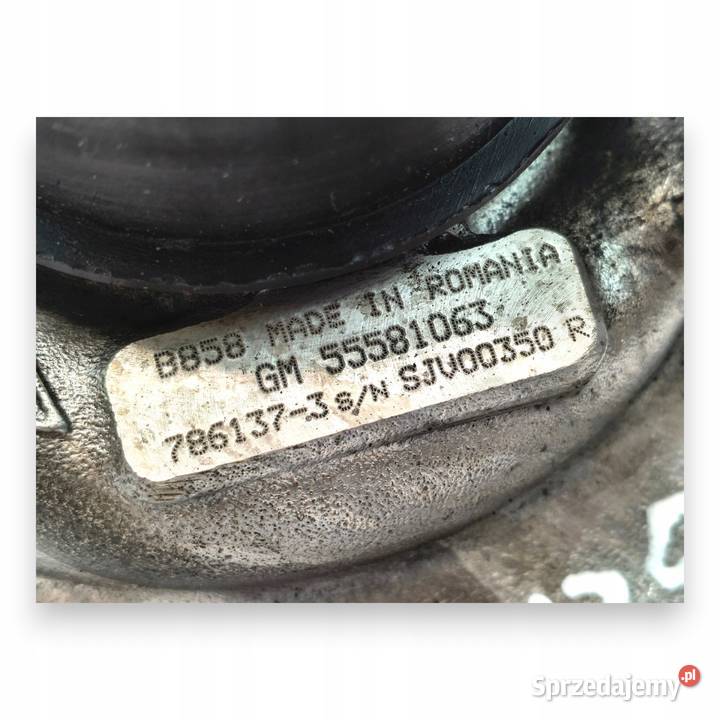 TURBOSPRĘŻARKA OPEL Insignia Astra J Zafira C 20 Turbosprężarki
