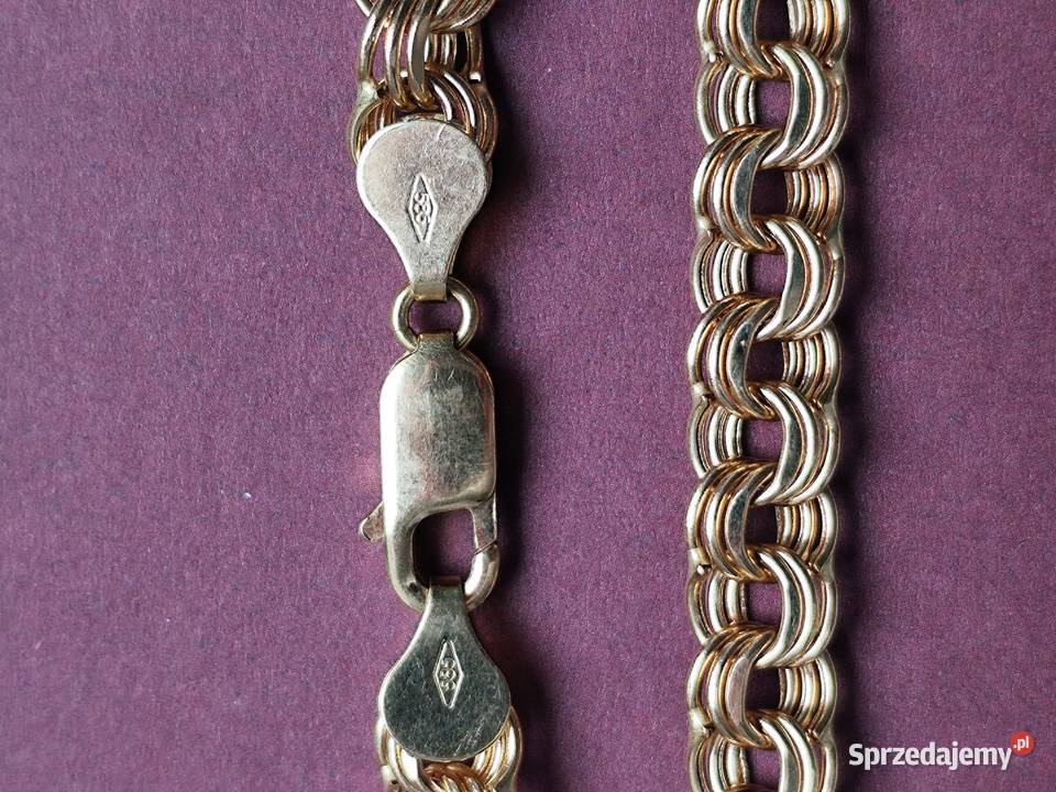 Piekny złoty łańcuszek splot Galibardi Skarżysko-Kamienna sprzedam