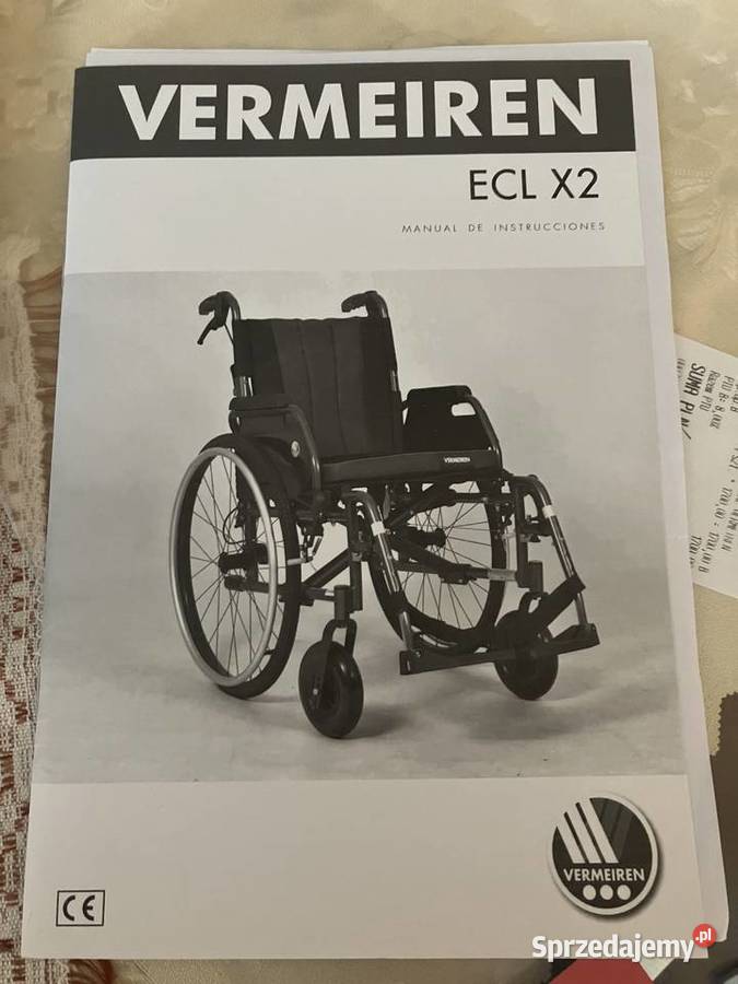 Nowy lekki wózek inwalidzki Vermeiren Eclips X2