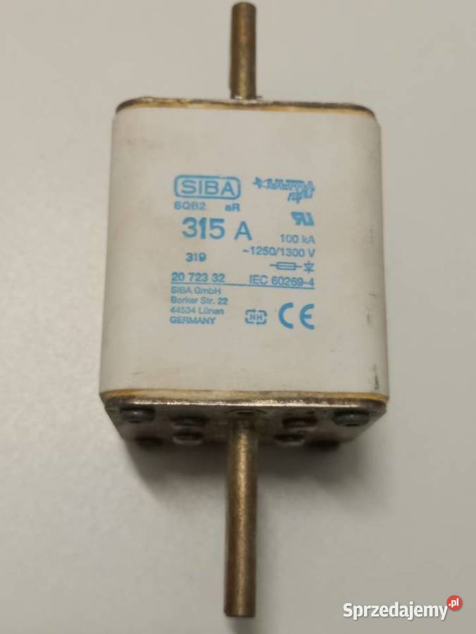 Bezpiecznik przemysłowy Siba 350A
