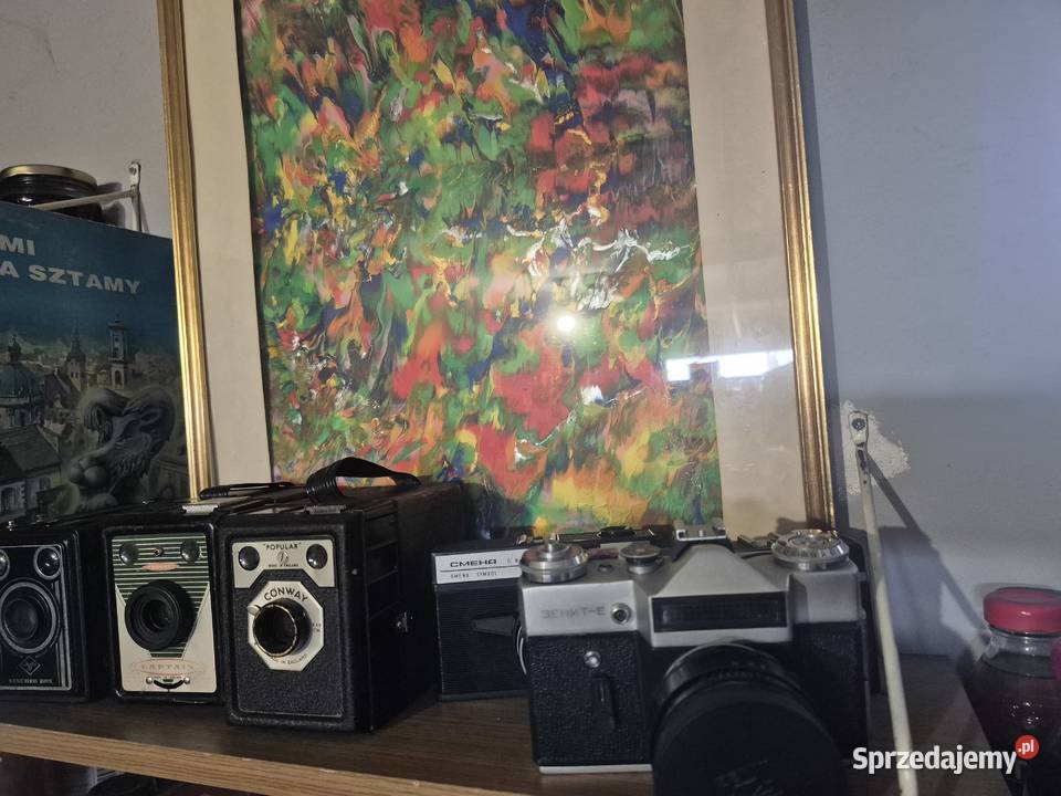 Kolekcja starych aparatów foto Rzeszów