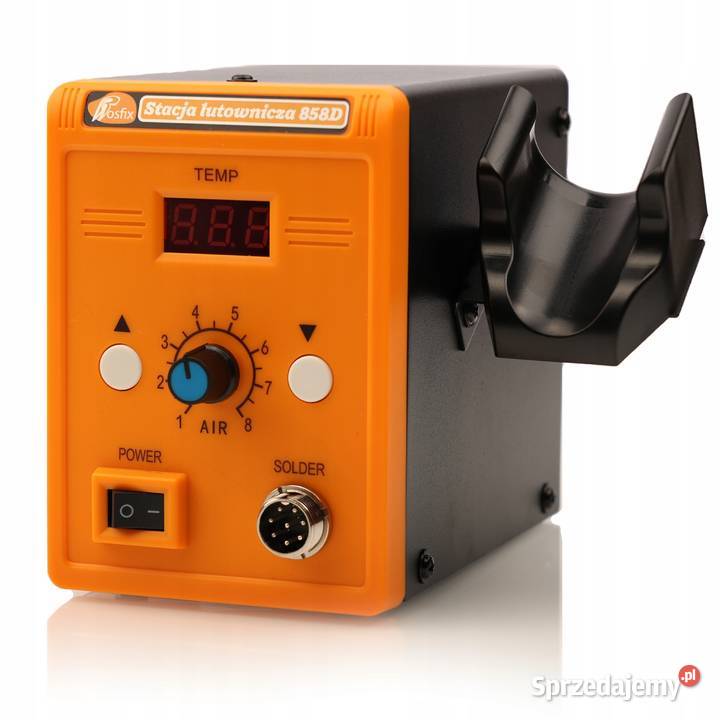 Stacja Lutownicza HotAir Rosfix 858D 700W Tygiel Ludźmierz