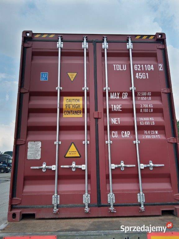 Kontener morski 40HC 12m OneWay Lublin usługa